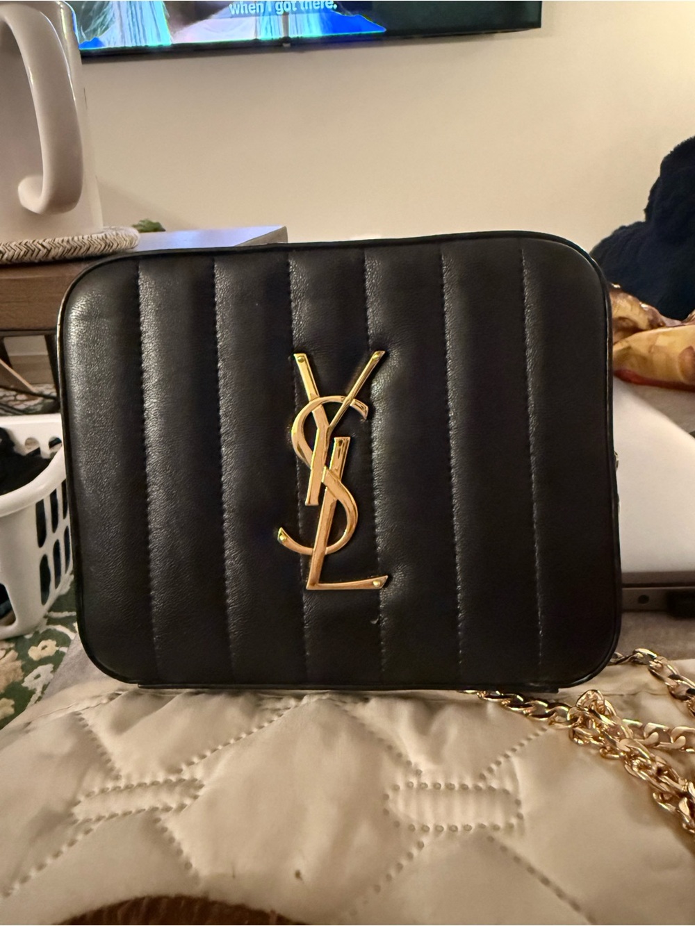 Saint Laurent Black Vicky Crossbody / Belt Bag 💼❤️👛🤩